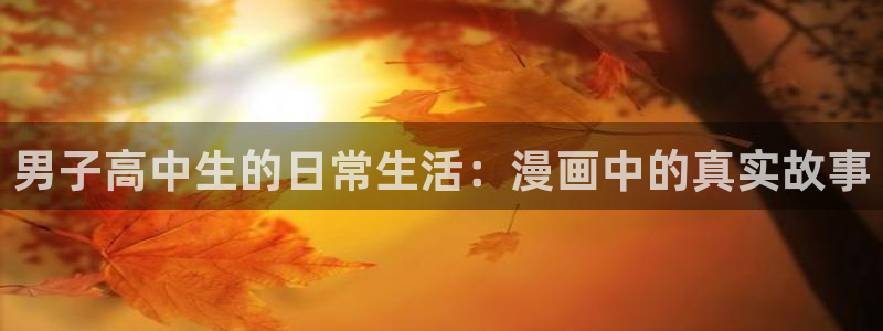 虫虫免费漫画网：男子高中生的日常生活：漫画中的真实故事