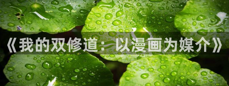 虫虫漫画 网：《我的双修道：以漫画为媒介》